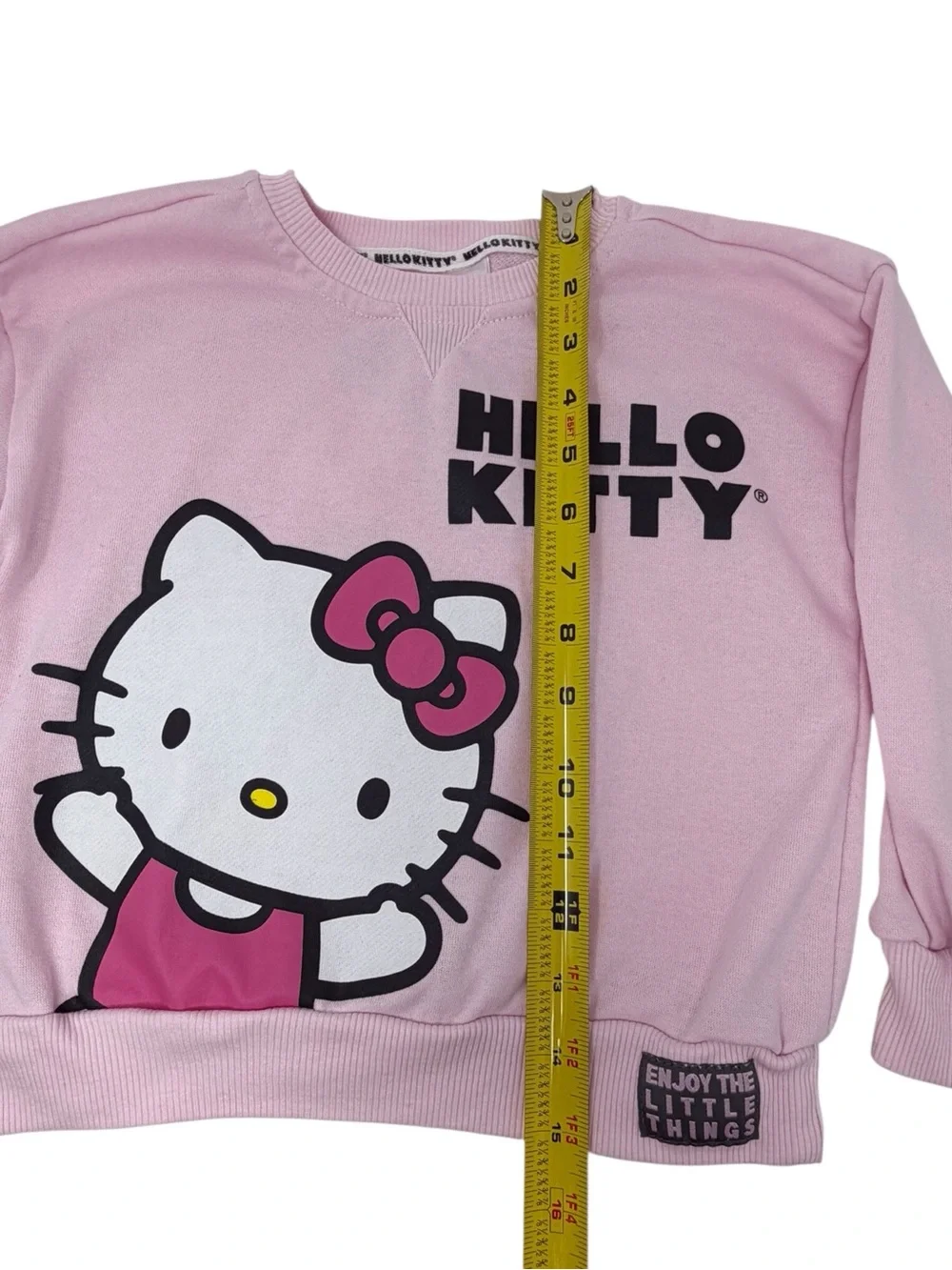 Enjoy the little things Hello Kitty Girls' Pink Graphic Sweatshirt size 5/6